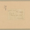Letter to Henry Glen. Schenectady