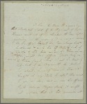 Letter to Gen. Riedesel. Lieut