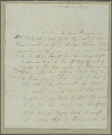 Letter to Gen. Riedesel. Lieut