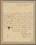 Letter to Capt. [Laurentius] O'Conell, A.D.C. to M. G. Redeisell