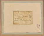 Letter to Capt. [Laurentius] O'Conell, A.D.C. to M. G. Redeisell