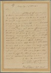 Letter to Gen. [Edward] Hand