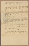Letter to Gen. Gates