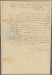 Letter to Gen. Burgoyne