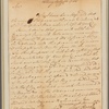 Letter to [Archibald] Kennedy [New York]