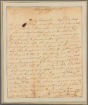 Letter to [Archibald] Kennedy [New York]