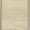 Letter to Gen. Reidezel