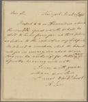 Letter to John Hopkins, Richmond, Va.