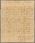 Letter to Capt. Edmund Wells, Hebron