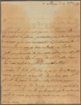Letter to M. De johnson [Sir William Johnson]