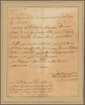 Letter to M. De johnson [Sir William Johnson]