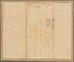 Letter to Gov. [Horatio] Sharpe [Annapolis, Md.]