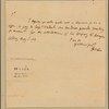 Letter to Capt. Christie