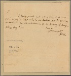 Letter to Capt. Christie