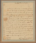Letter to Gen. [Philip] Schuyler [Albany]