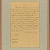 Letter to Gen. [Philip] Schuyler [Albany]