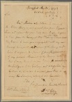 Letter to Col. John Nelson, Elizabeth Town