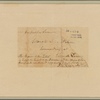 Letter to Col. John Nelson, Elizabeth Town