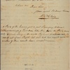 Letter to Col. James Wilson, in Congress [Philadelphia]