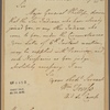 Letter to Maj. Gray, Point Clair