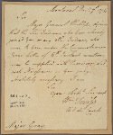 Letter to Maj. Gray, Point Clair