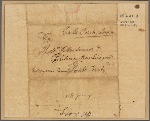 Letter to Jethro Sumner and Philemon Hawkins, Bute County