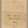 Letter to Gen. Philip Schuyler, Albany