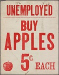 Unemployed: Buy apples 5 cents each