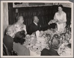 Father Divine at a banquet