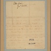 Letter to Maj. [Charles?] Preston, St. John's