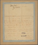 Letter to Maj. [Charles?] Preston, St. John's