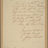 Letter to General Wade Hampton