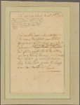 Letter to the Count de Melfort