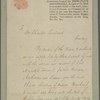 Letter to Charles Loveland