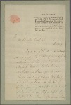 Letter to Charles Loveland