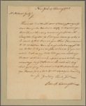 Letter to Michael Graty, Philadelphia