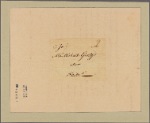 Letter to Michael Graty, Philadelphia