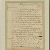 Letter to [Robert Yates.]