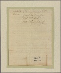 Letter to [Robert Yates.]