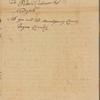 Letter to Peter T. Curtenous [Curtenius], New York