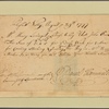 Letter to Henry Livingston Jr., Poughkeepsie