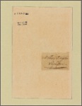 Letter to Henry Livingston Jr., Poughkeepsie