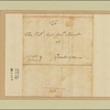Letter to Philip Schuyler, Fort Ticonderoga