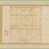 Letter to Philip Schuyler, Fort Ticonderoga