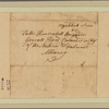 Letter to Edward Hand