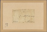 Letter to Gen. [Edward] Hand, Albany