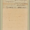 Letter to Owen Biddle [Philadelphia]