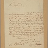 Letter to E[leazar] Whelock [Hanover, N. H.]