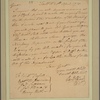 Letter to Col. William Russell and Captains B. Harrison, James Sullivan, James O'Hara and Henry Heth