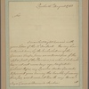 Letter to Maj. Gen. [William] Phillips